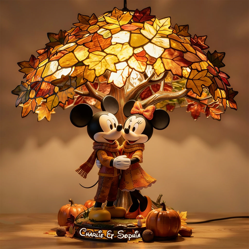 You & Me Magical Season - Personalized Mouse Acrylic LED Night Light