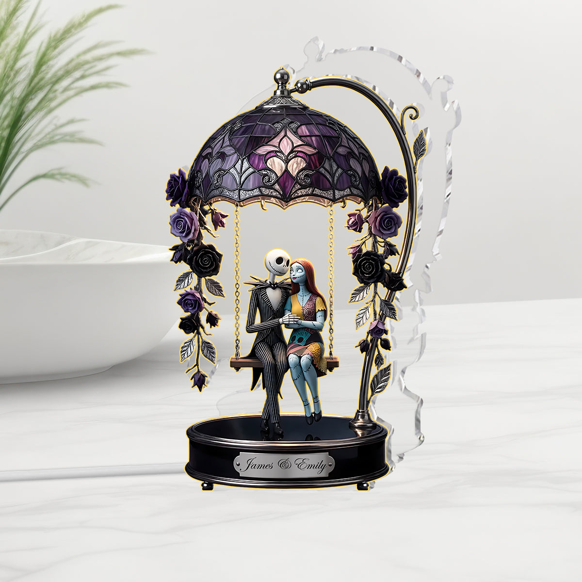 You & Me - Personalized Nightmare Acrylic LED Night Light