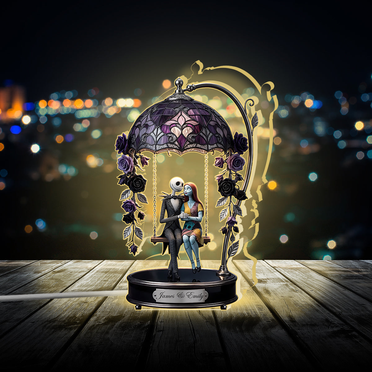You & Me - Personalized Nightmare Acrylic LED Night Light