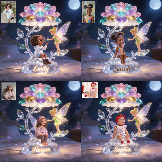 Custom Any Photo - Personalized Kid Acrylic LED Night Light