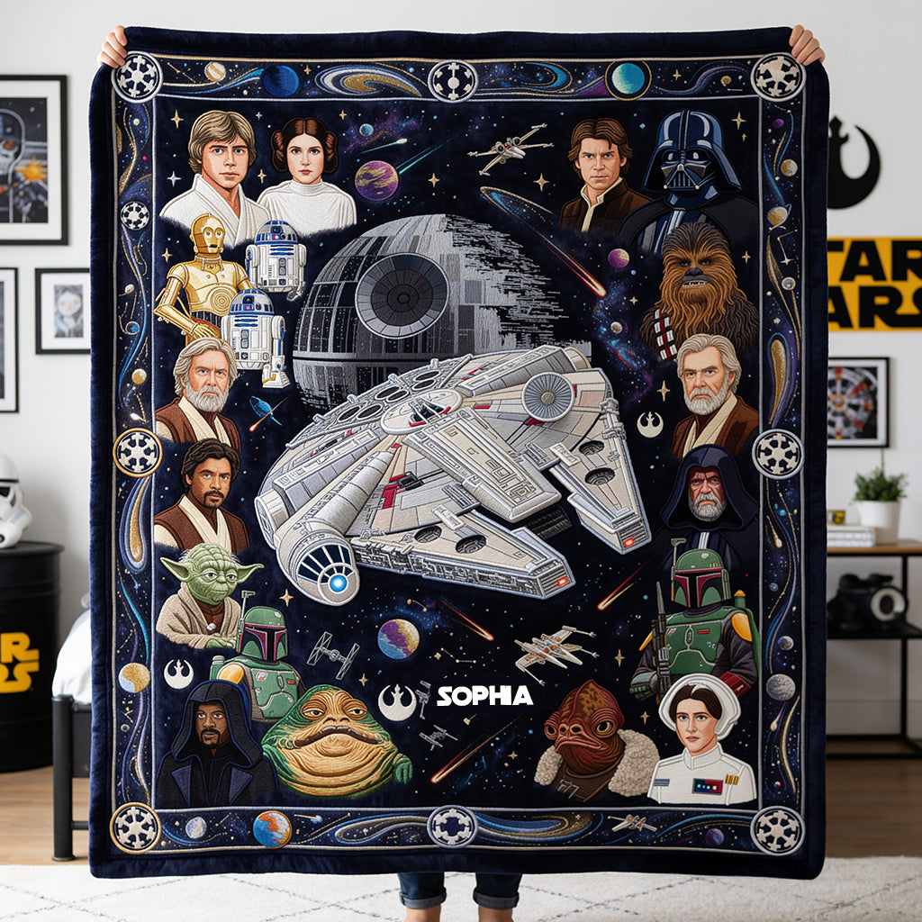 May The Force Be With You - Personalized The Force Blanket