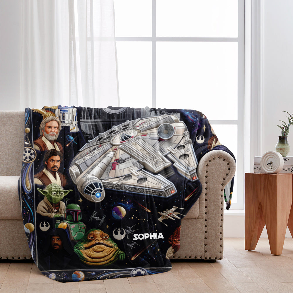 May The Force Be With You - Personalized The Force Blanket