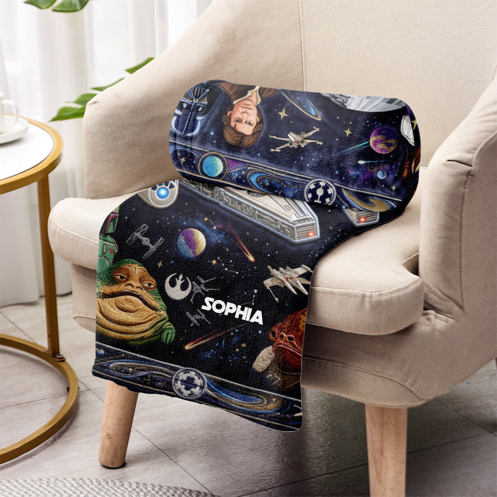 May The Force Be With You - Personalized The Force Blanket