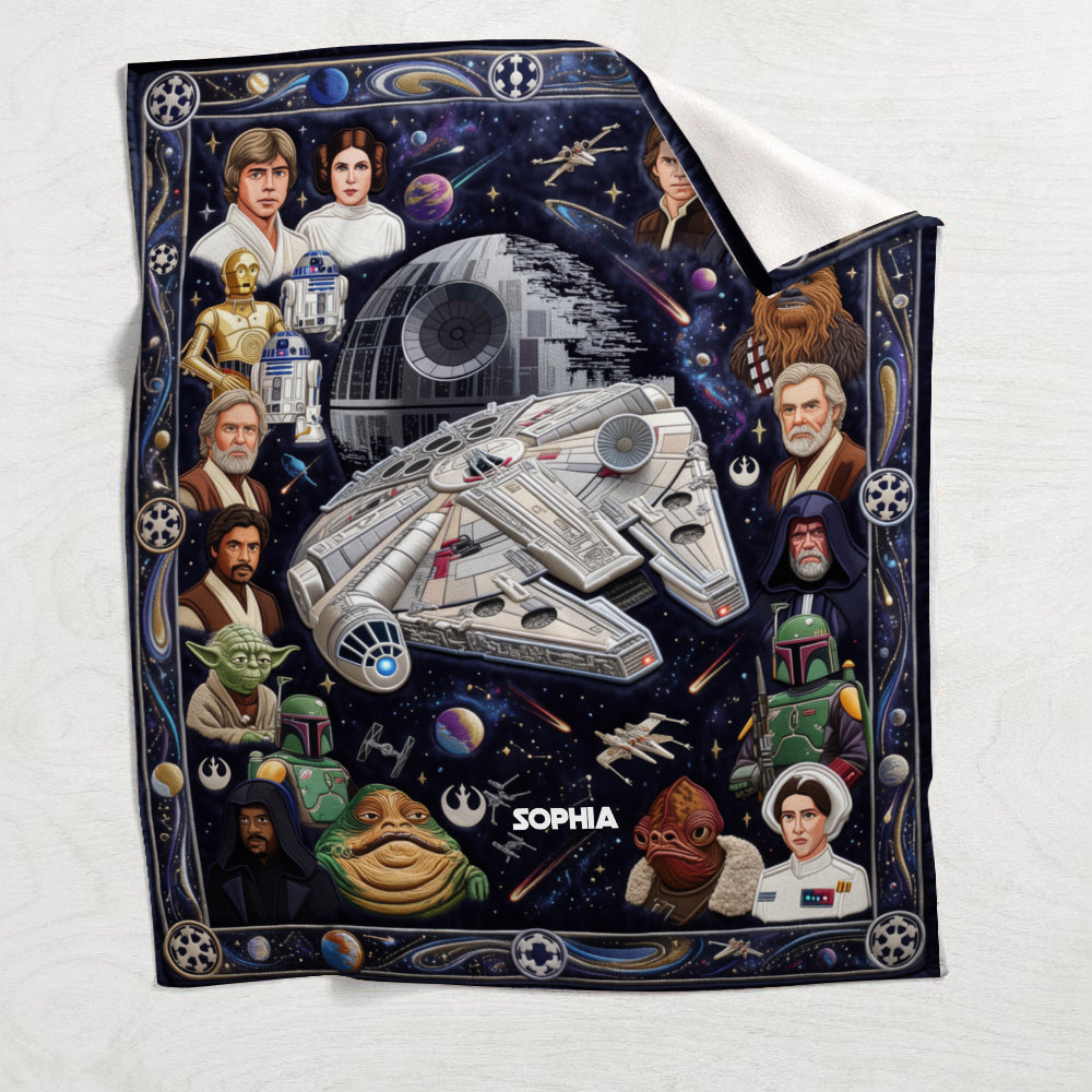 May The Force Be With You - Personalized The Force Blanket