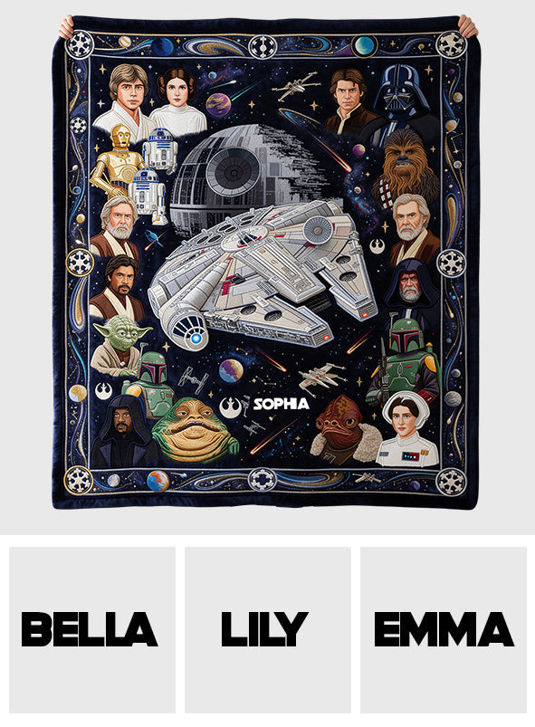 May The Force Be With You - Personalized The Force Blanket