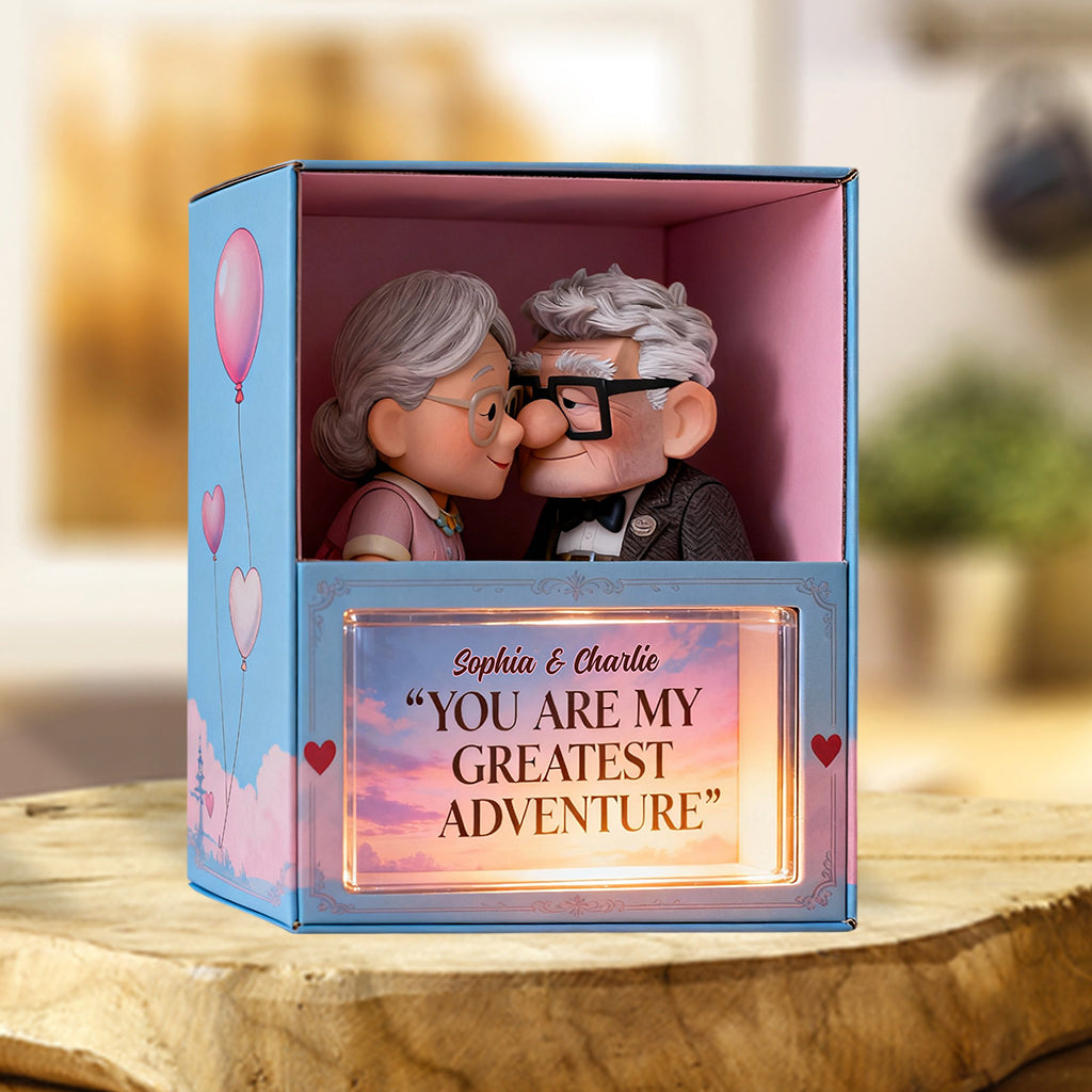 You Are My Greatest Adventure - Personalized Up Movie Couple Custom Shaped Acrylic Plaque