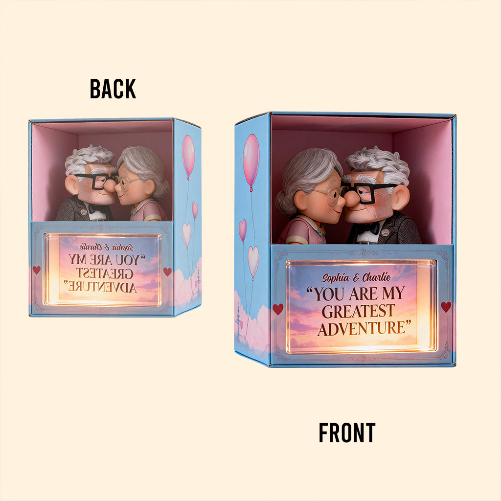 You Are My Greatest Adventure - Personalized Up Movie Couple Custom Shaped Acrylic Plaque
