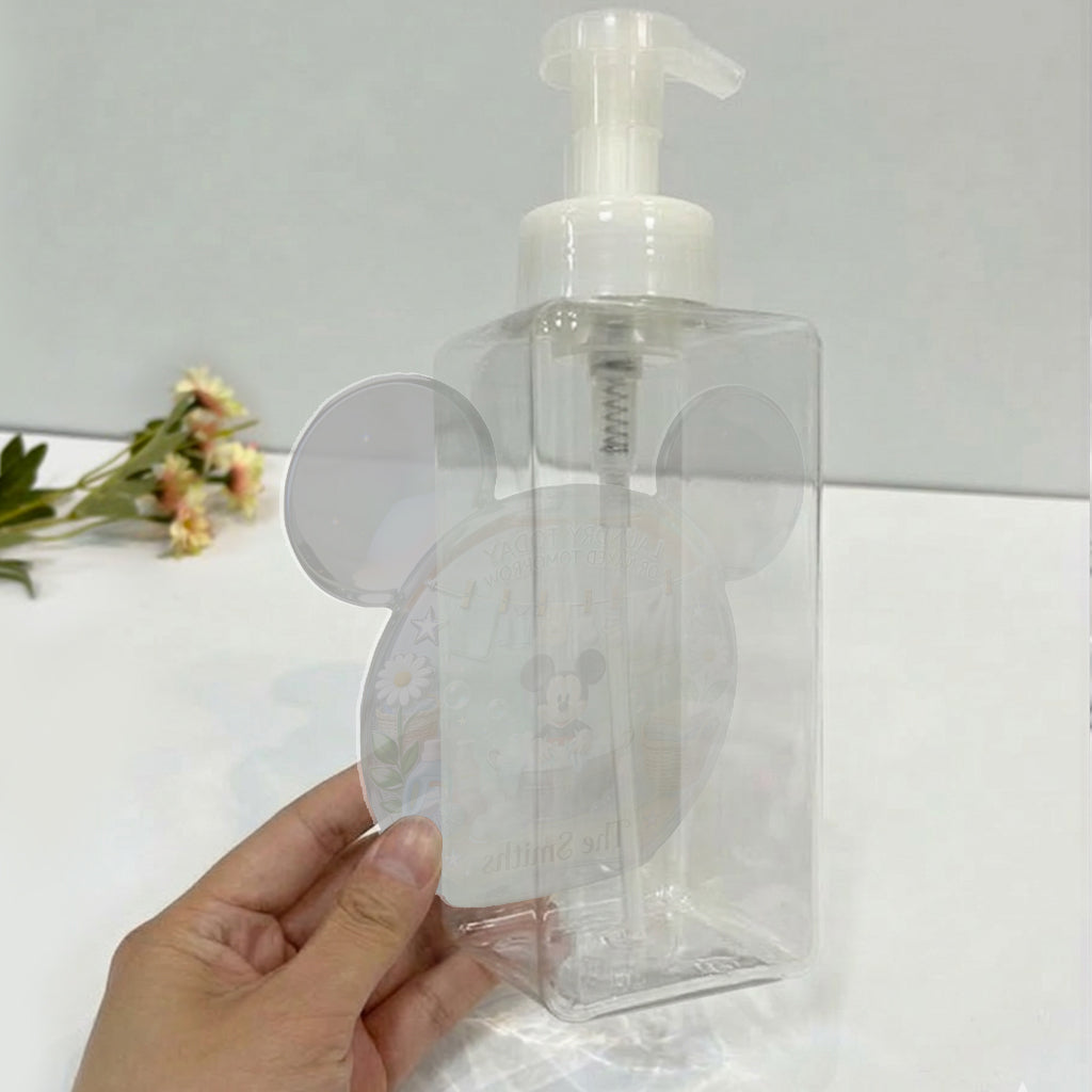 Laundry Detergent. Fabric Softener - Personalized Mouse Pump Dispenser