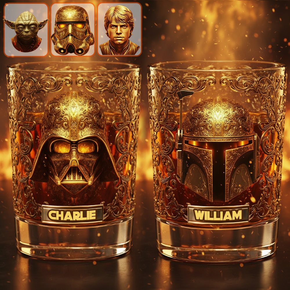Join The Dark Side - Personalized The Force Whiskey Glass