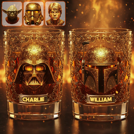 Join The Dark Side - Personalized The Force Whiskey Glass