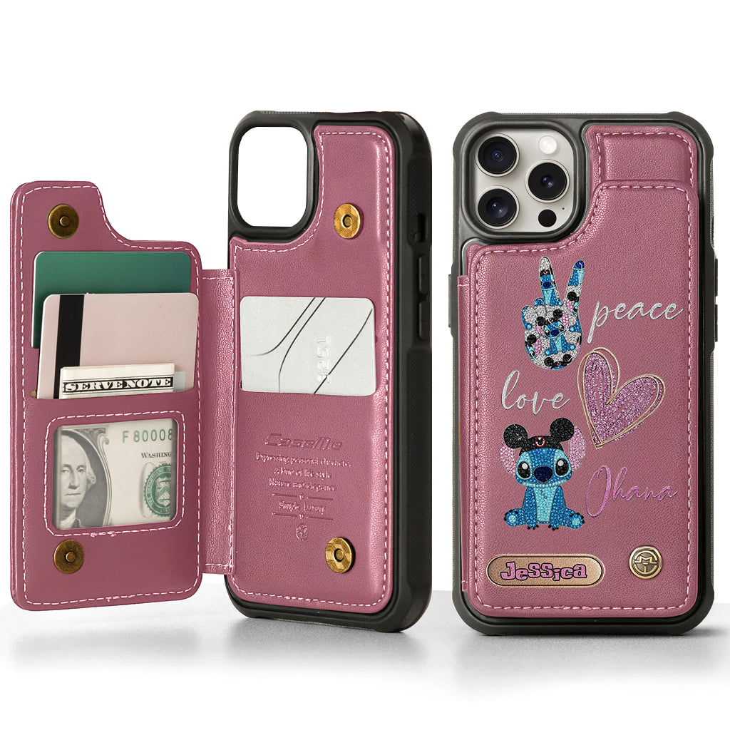 Ohana Means Family - Personalized Ohana Wallet Phone Case
