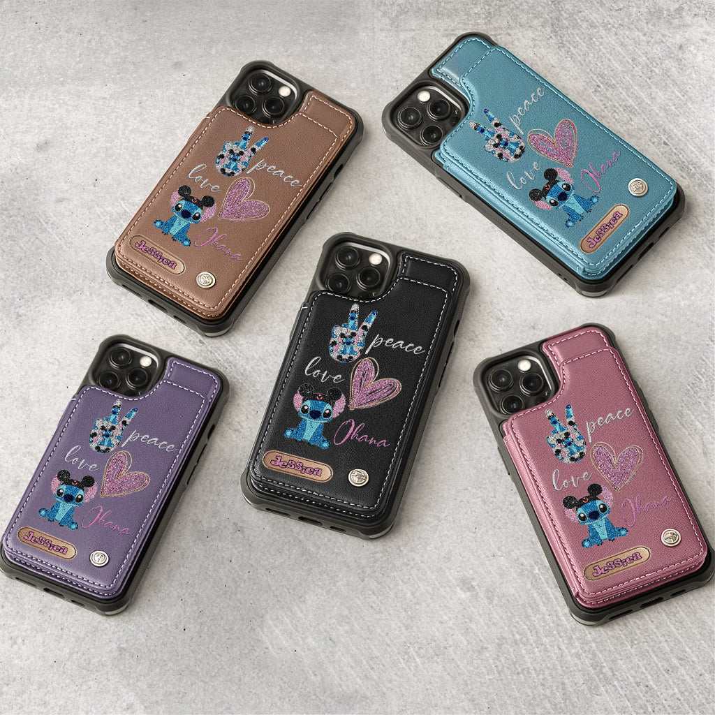Ohana Means Family - Personalized Ohana Wallet Phone Case