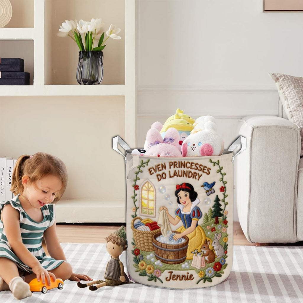 Even Princesses Do Laundry - Personalized Beautiful Princess Storage Basket