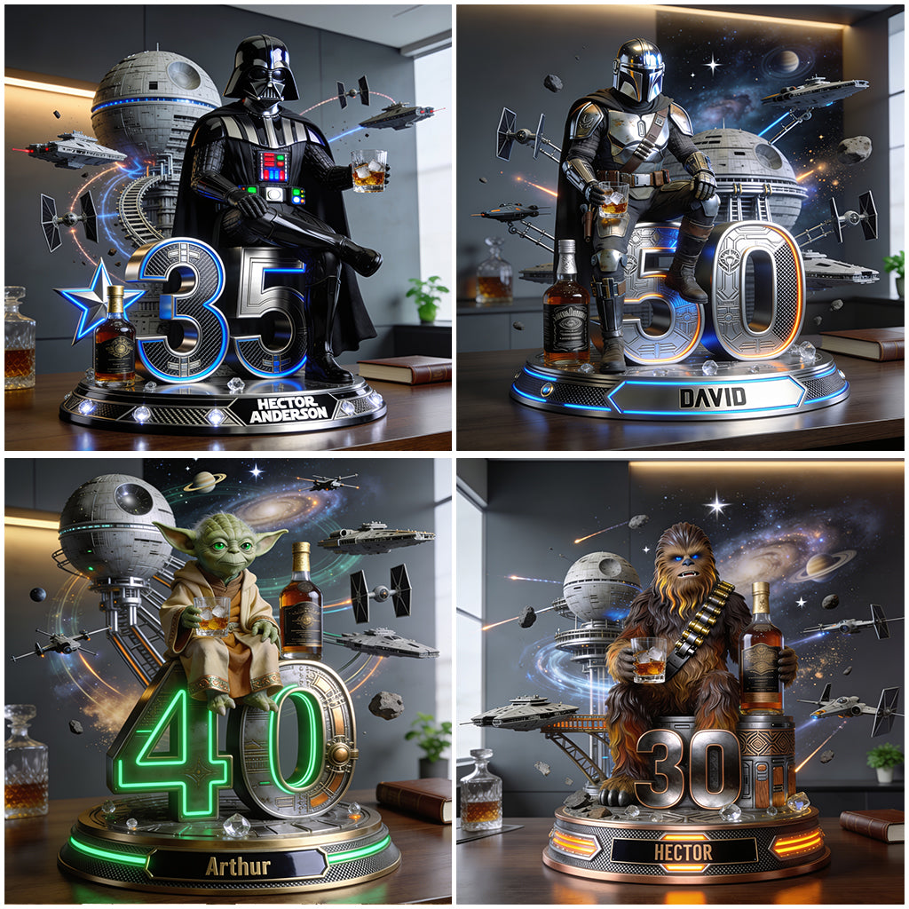 The Force Birthday Gift - Personalized The Force Custom Shaped Acrylic Plaque