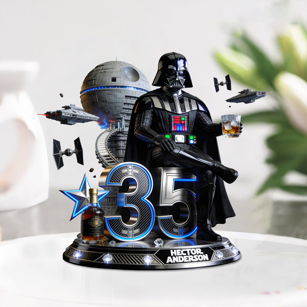 The Force Birthday Gift - Personalized The Force Custom Shaped Acrylic Plaque