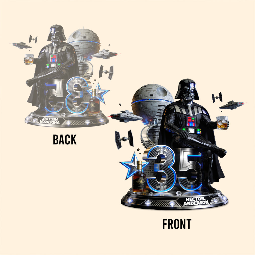 The Force Birthday Gift - Personalized The Force Custom Shaped Acrylic Plaque
