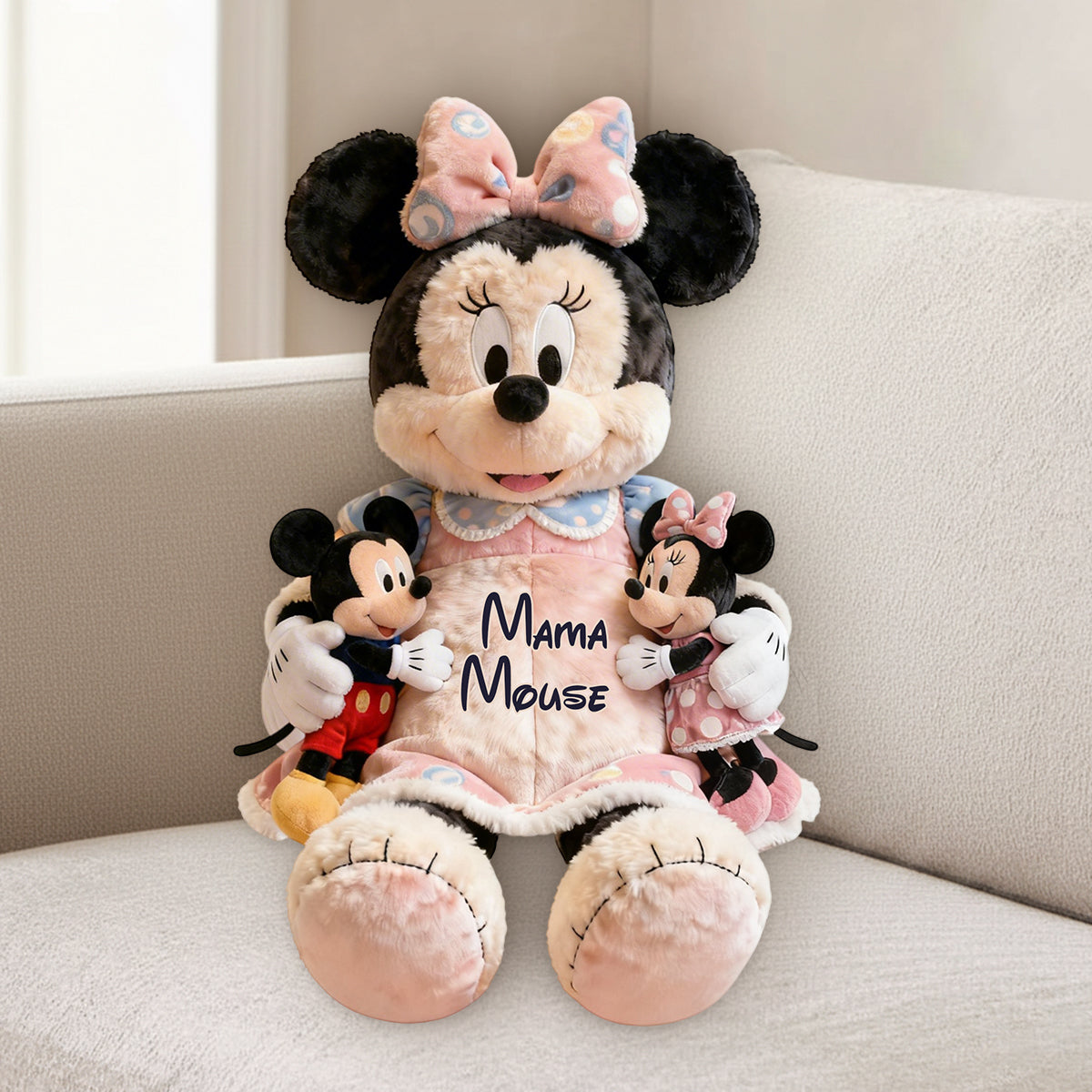 Magic Mouse - Personalized Mouse Premium Faux Fur Pillow