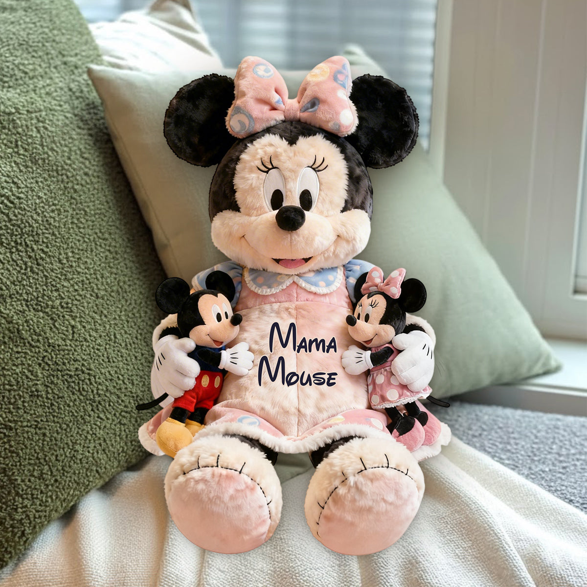 Magic Mouse - Personalized Mouse Premium Faux Fur Pillow
