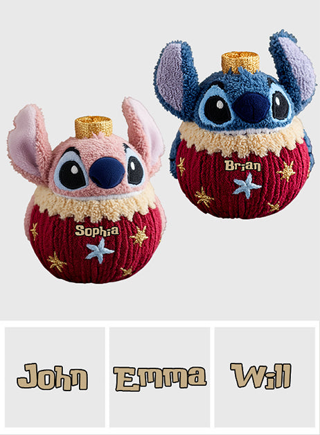 Ohana Friends And Christmas Ornament Gift - Personalized Ohana Faux Fur Shaped Pillow