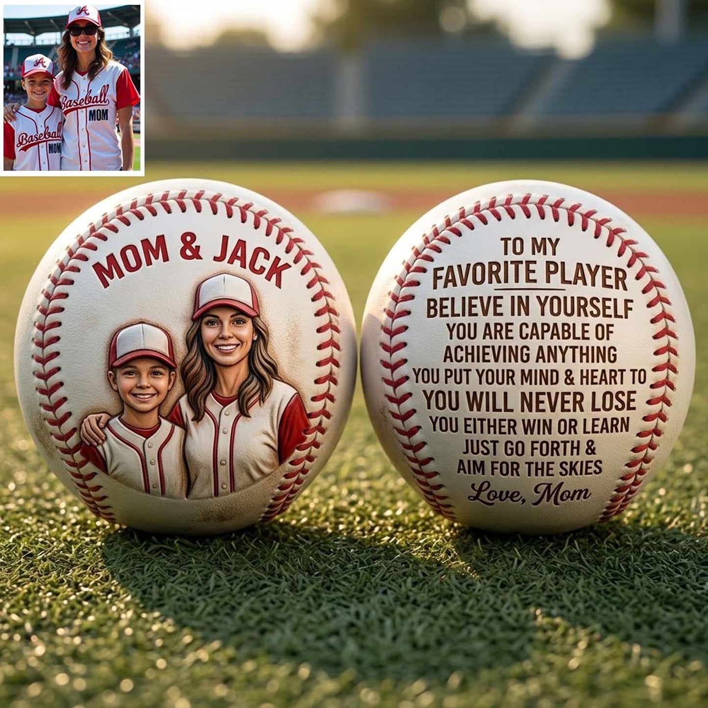 Gift For Sporty Kid, American Football, Basketball, Soccer, Baseball - Personalized Basketball Multi-Sport Ball