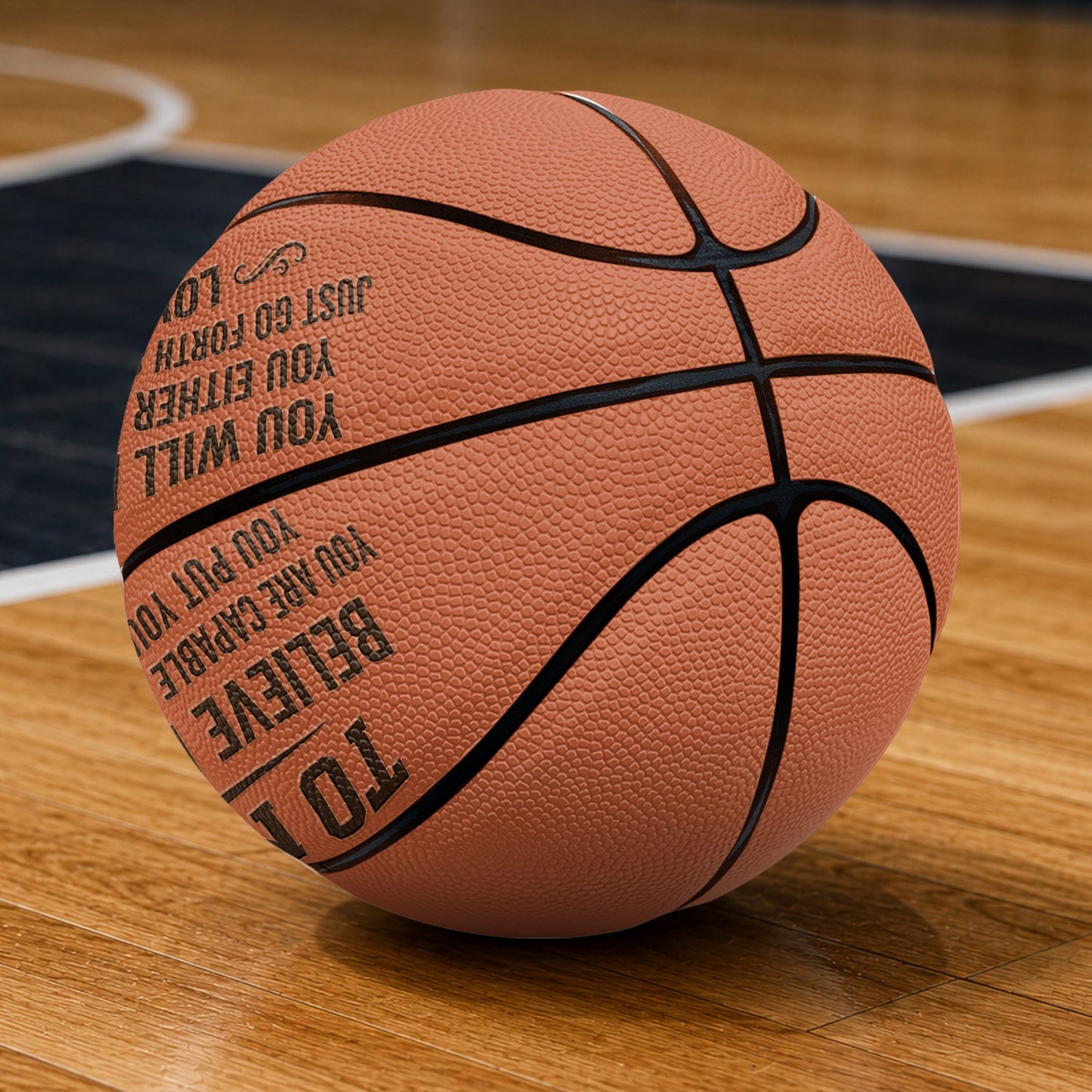 Gift For Sporty Kid, American Football, Basketball, Soccer, Baseball - Personalized Basketball Multi-Sport Ball