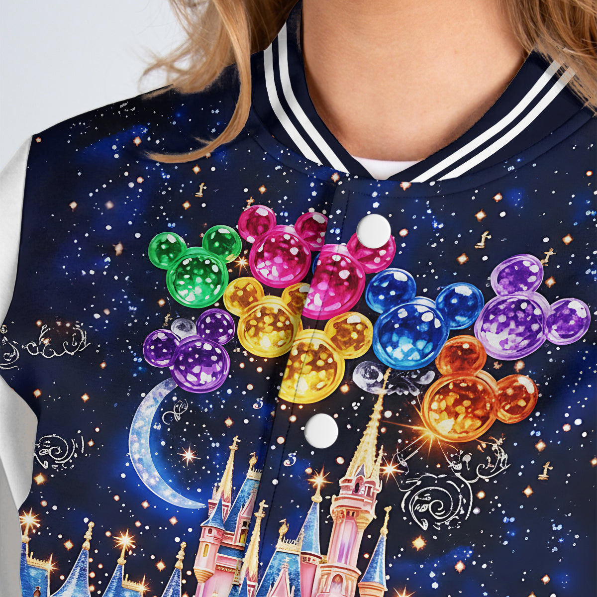 The Magical Castle - Personalized Mouse Varsity Jacket