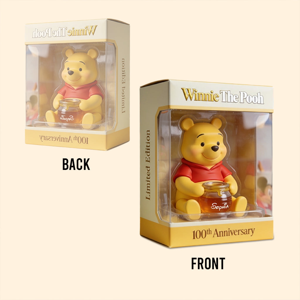 Honey Bear 100th Anniversary - Personalized Yellow Bear Custom Shaped Acrylic Plaque