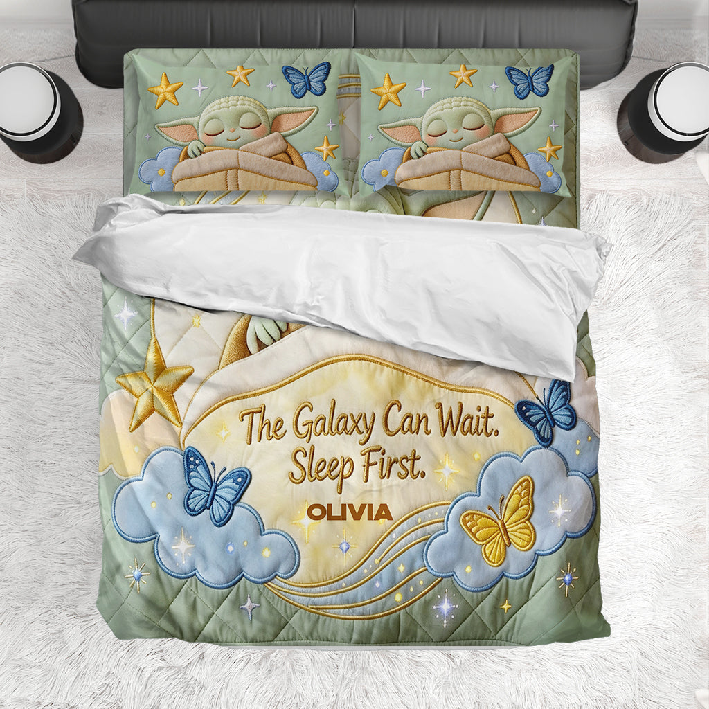 The Galaxy Can Wait, Sleep First - Personalized The Force Bedding Set