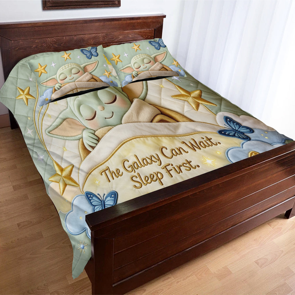 The Galaxy Can Wait, Sleep First - Personalized The Force Bedding Set