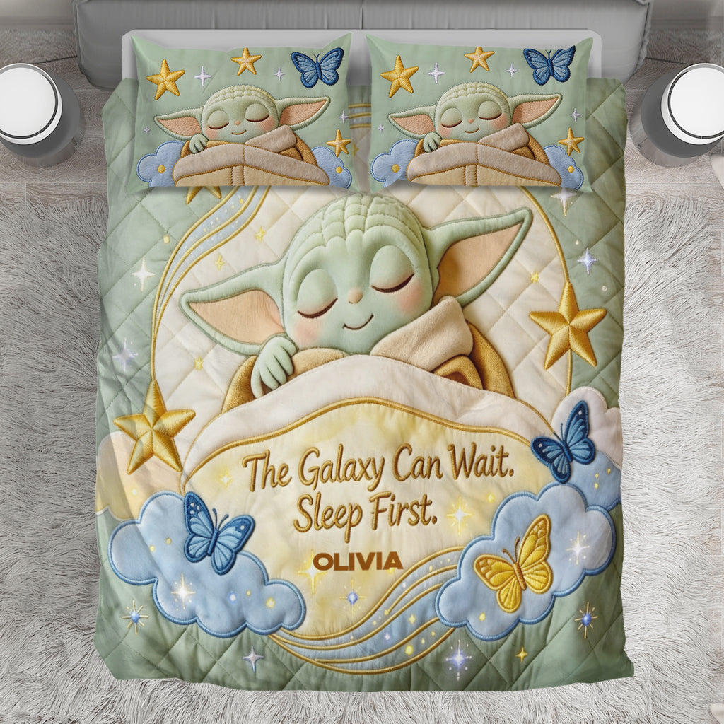 The Galaxy Can Wait, Sleep First - Personalized The Force Bedding Set
