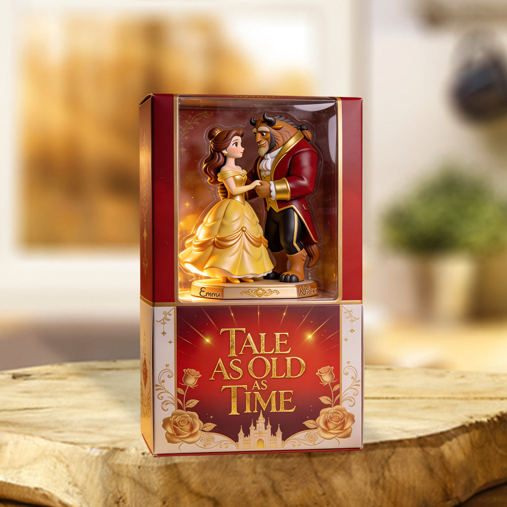 Tale As Old As Time - Personalized Beauty And The Beast Custom Shaped Acrylic Plaque