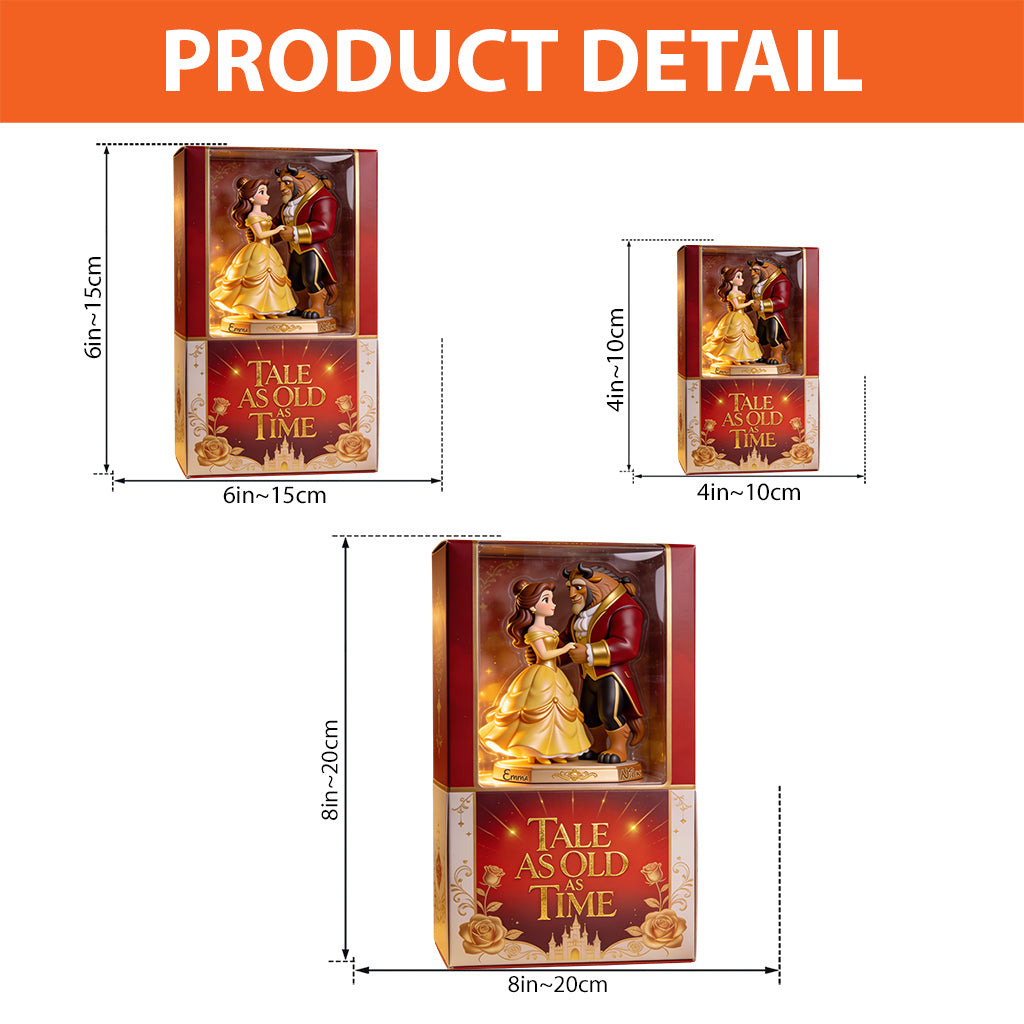 Tale As Old As Time - Personalized Beauty And The Beast Custom Shaped Acrylic Plaque