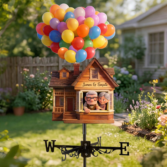 You Are My Greatest Adventure - Personalized Up Movie Couple Weather Vane