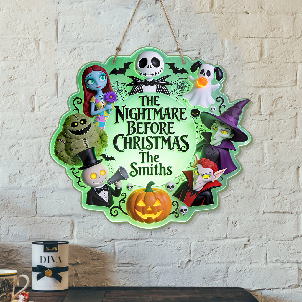 Spooky Nightmare - Personalized Nightmare Luminous Acrylic Sign