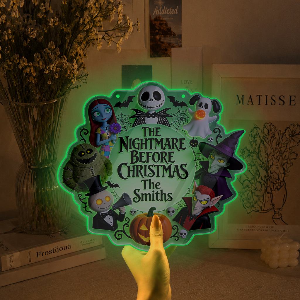 Spooky Nightmare - Personalized Nightmare Luminous Acrylic Sign