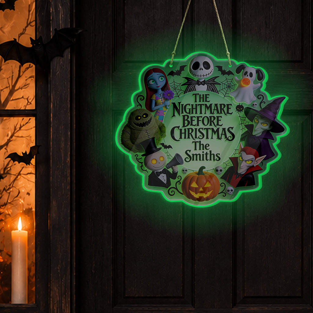 Spooky Nightmare - Personalized Nightmare Luminous Acrylic Sign