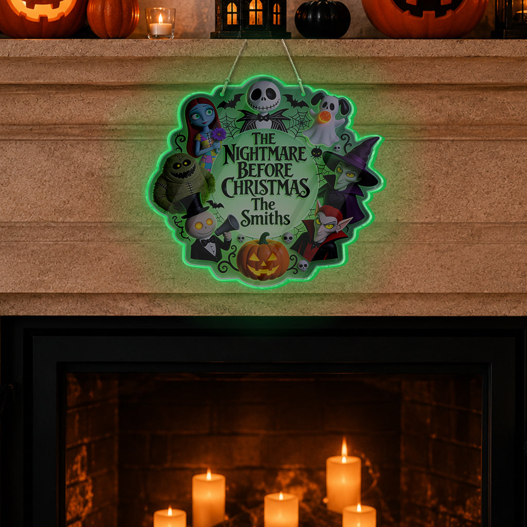 Spooky Nightmare - Personalized Nightmare Luminous Acrylic Sign