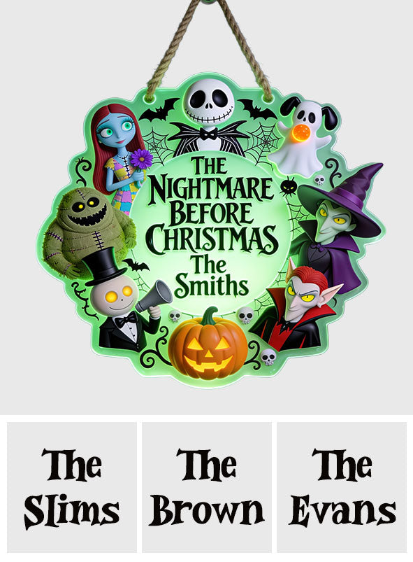 Spooky Nightmare - Personalized Nightmare Luminous Acrylic Sign