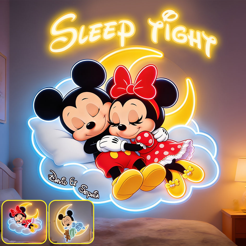 Cartoon Mouse - Personalized Mouse Neon LED Light Sign