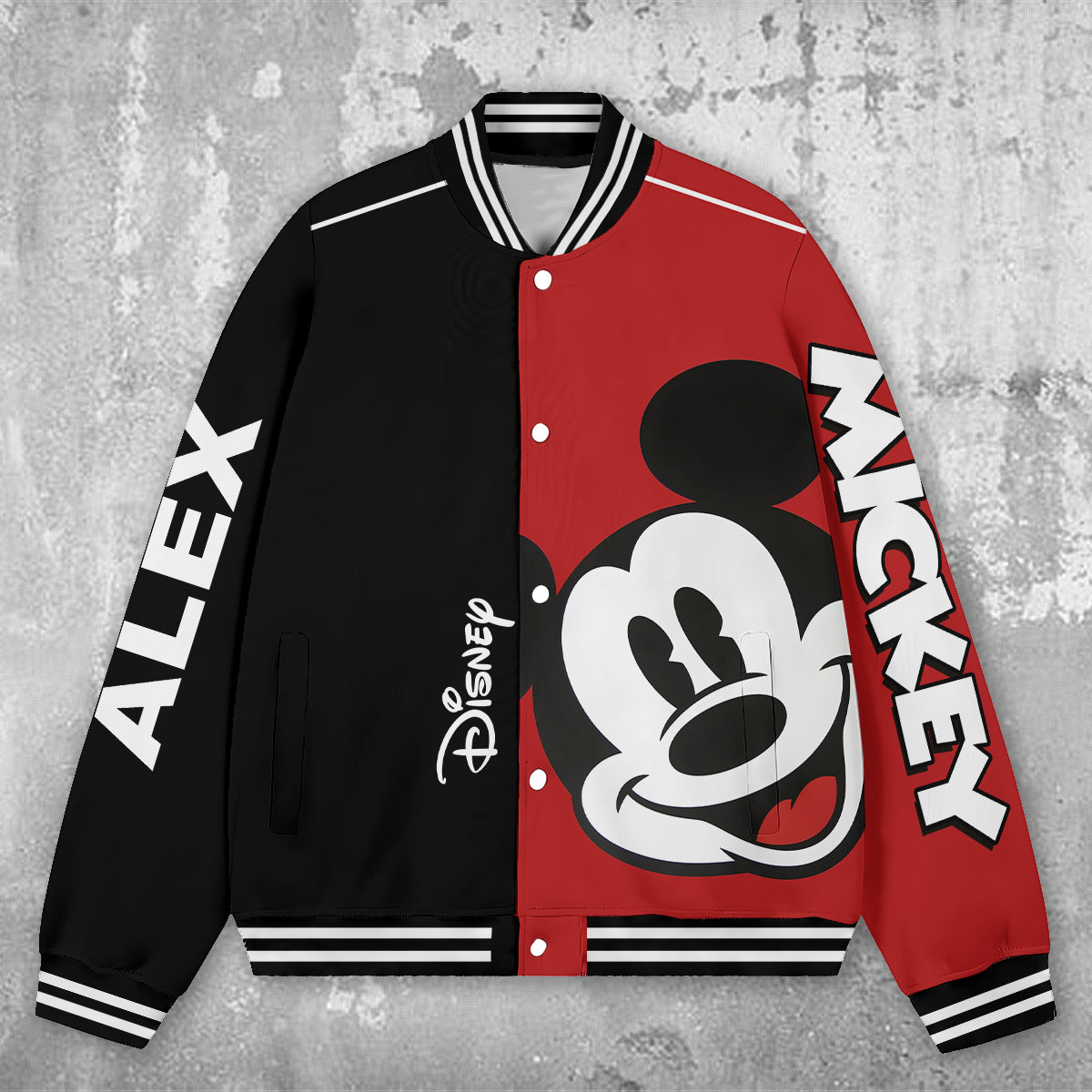 Big Ears Friend - Personalized Mouse Varsity Jacket