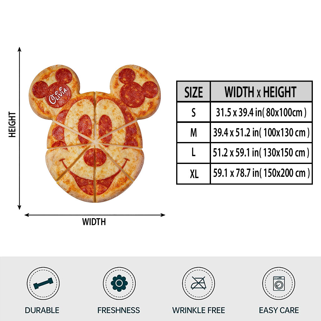 Magic Cake - Personalized Mouse Shaped Fleece Blanket