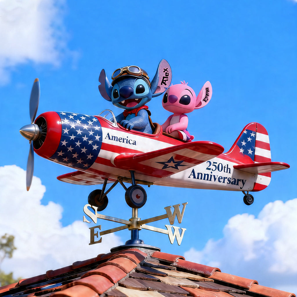 Happy Couple - Personalized Ohana Weather Vane