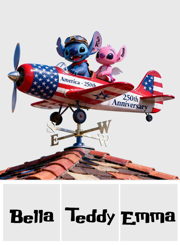 Happy Couple - Personalized Ohana Weather Vane