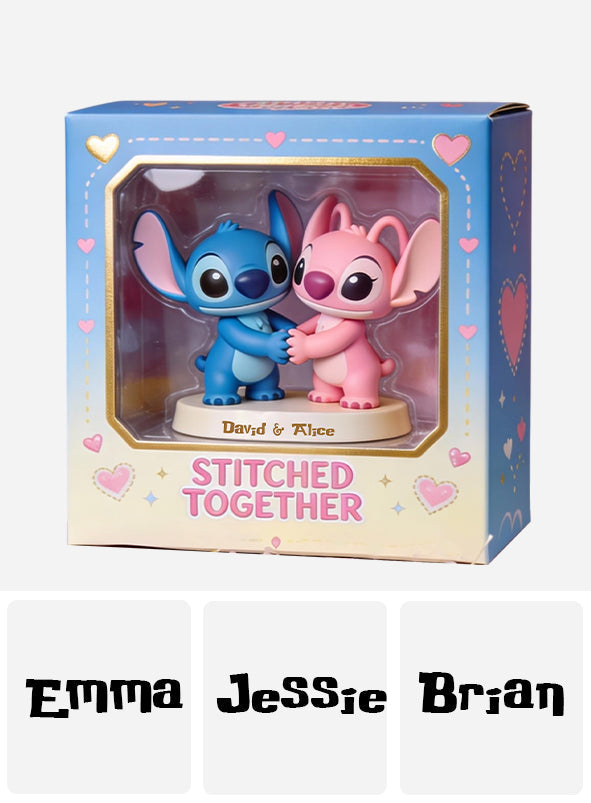 Stitched Together - Personalized Ohana Custom Shaped Acrylic Plaque