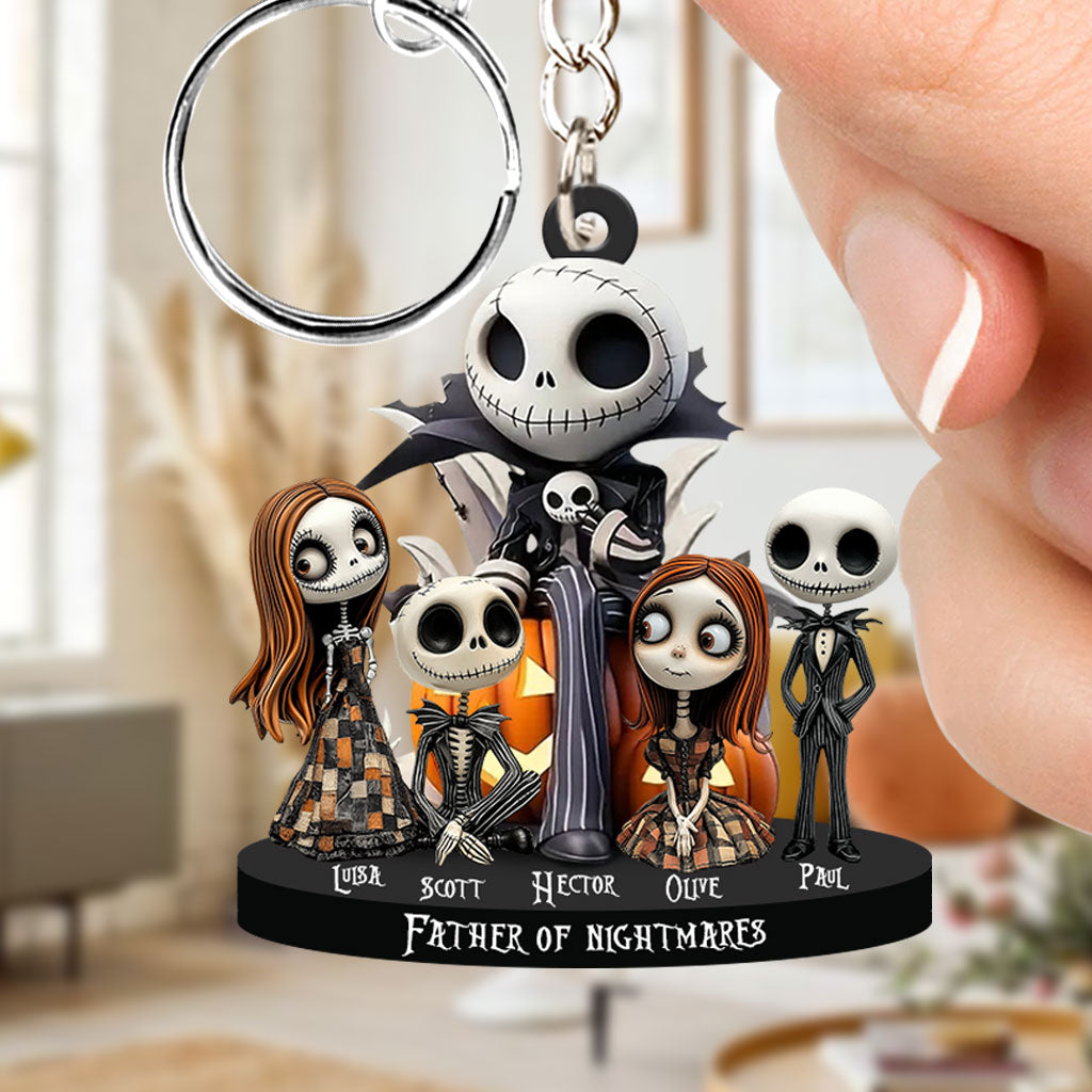 Father Of Nightmares - Personalized Nightmare Keychain