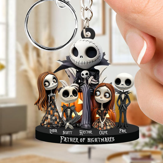Father Of Nightmares - Personalized Nightmare Keychain