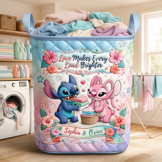 Love Makes Every Load Lighter - Personalized Ohana Storage Basket