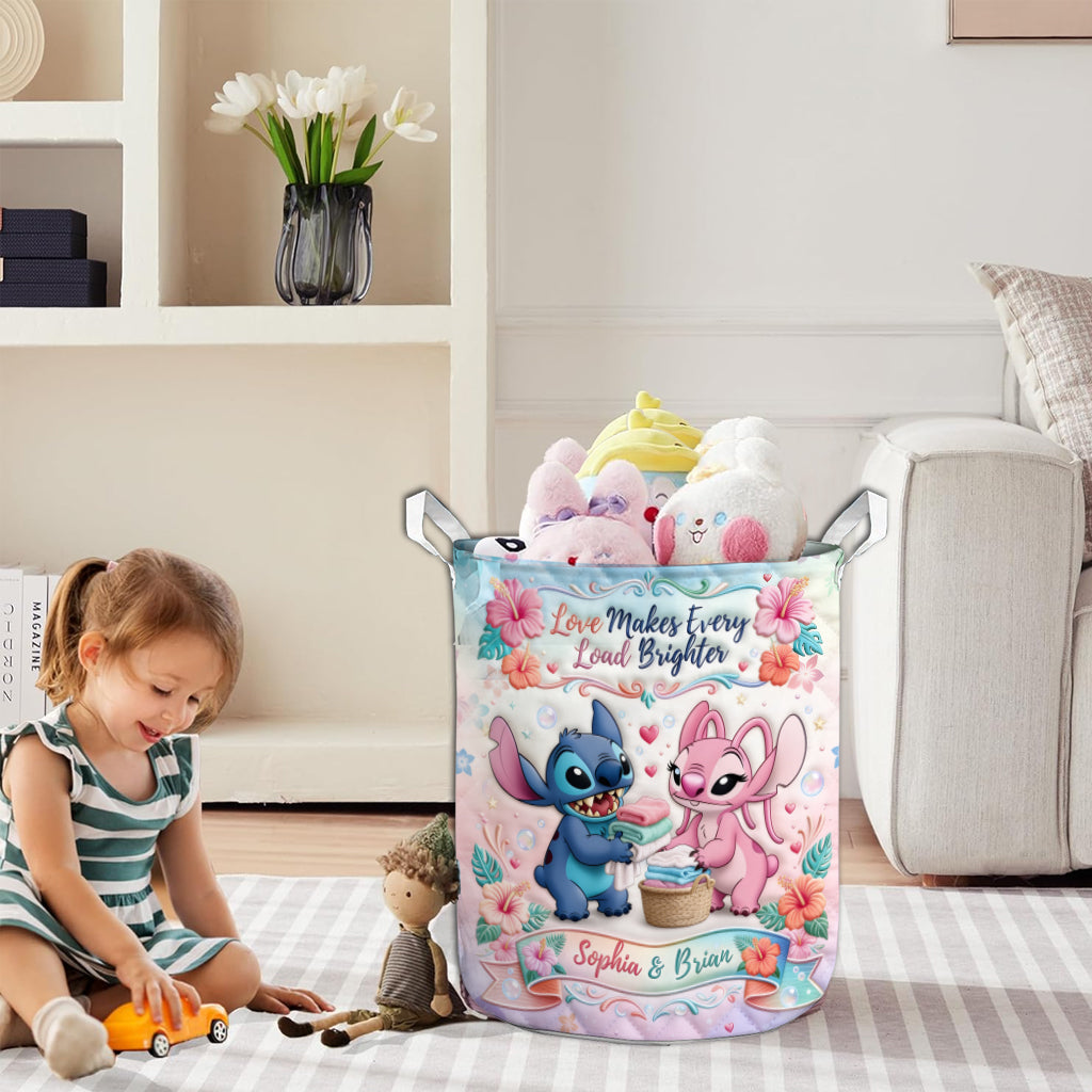 Love Makes Every Load Lighter - Personalized Ohana Storage Basket