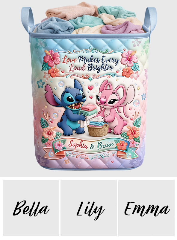 Love Makes Every Load Lighter - Personalized Ohana Storage Basket