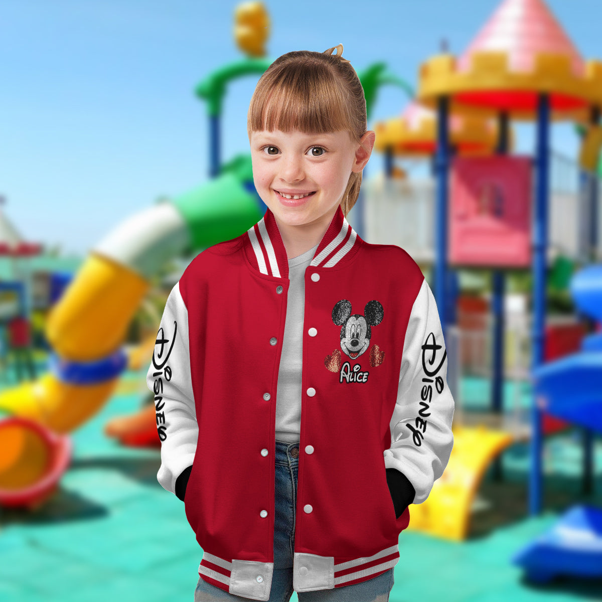 Magic Mouse - Personalized Mouse Varsity Jacket